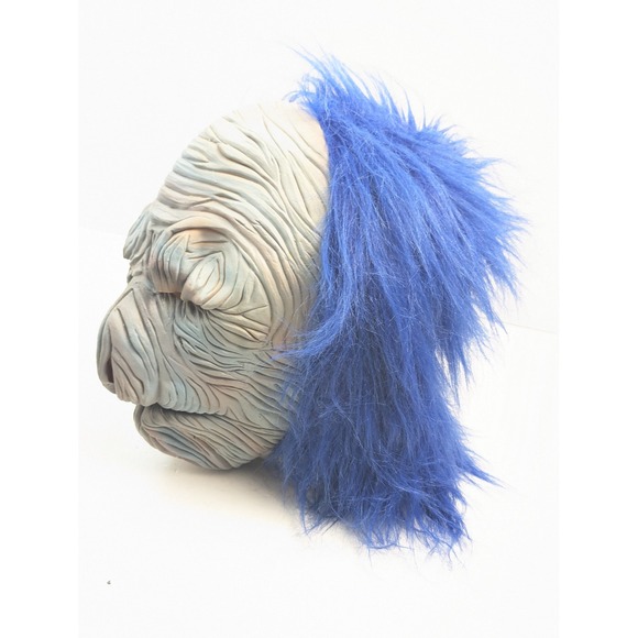 VTG Halloween Mask Creepy Old Man Blue Hair Latex Horror Costume‎ Sri Lanka - Picture 4 of 7